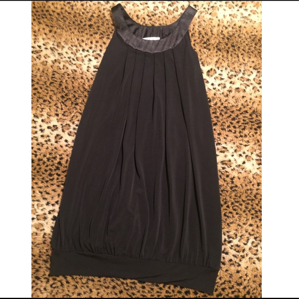 Ally B. Black Dress satin trim👗 🖤